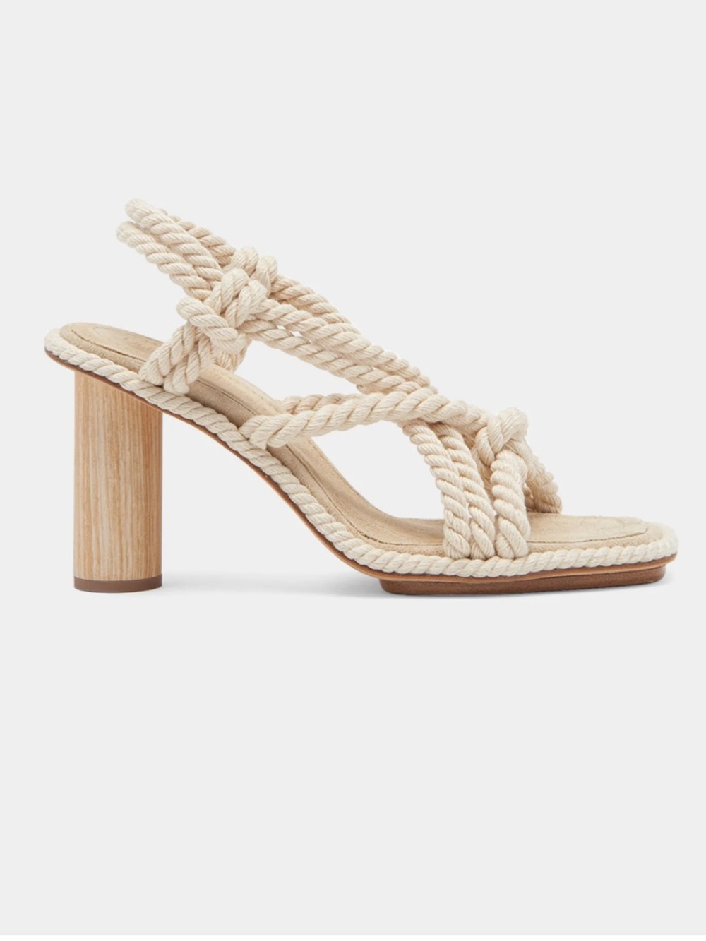 ULLA JOHNSON UMA TWISTED ROPE HEELS NWOT